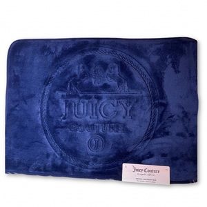 New Juicy couture blue memory foam bath rug